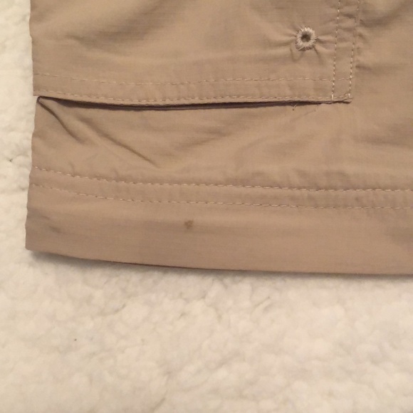 Columbia Omni Shade 2 in 1 pants / Bermuda shorts Bone color Size 4 short - Picture 14 of 15